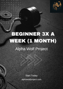 Bodybuilder Beginner Program 3x a Week (1 Month)