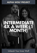 Bodybuilder Intermediate 4x a Week (1 Month)