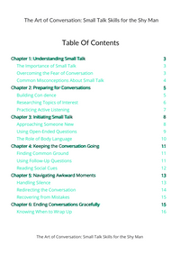 The Art of Conversation: Small Talk Skills for the Shy Man