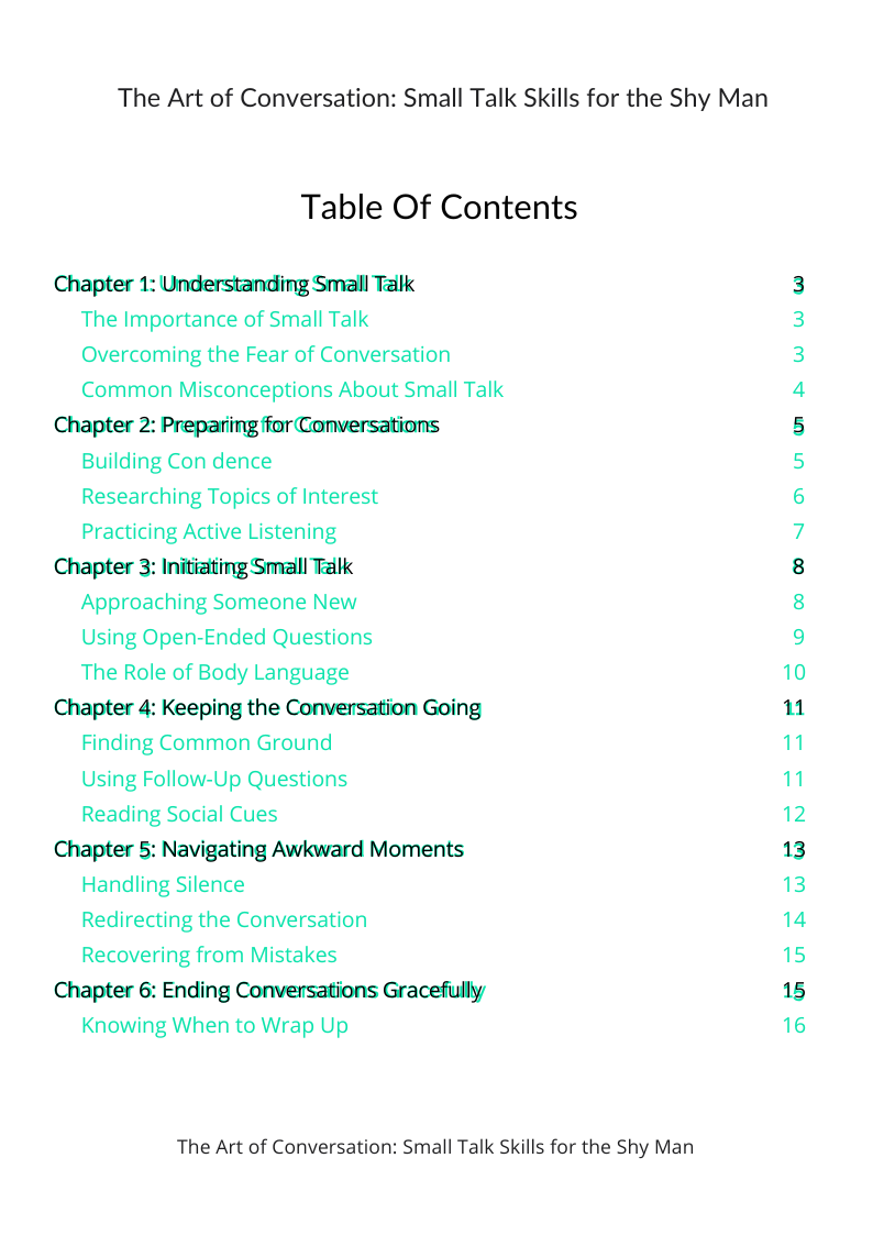 The Art of Conversation: Small Talk Skills for the Shy Man